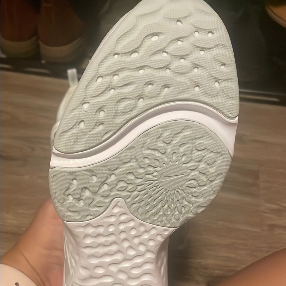 Nike All-White Athletic Shoes - Picture 5 of 7